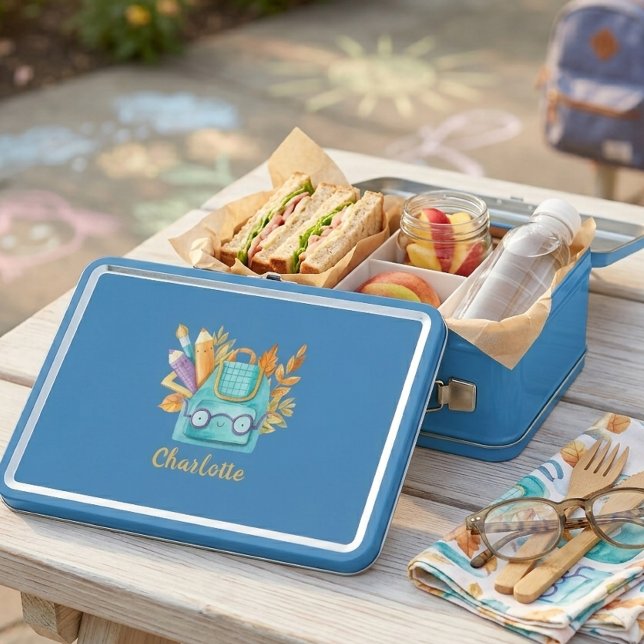 Lunchbox escolar personalizado con foto y nombre (Subido por el creador)