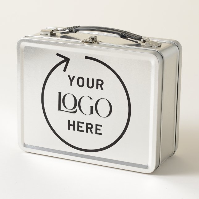 Lunchbox Metalizado con logotipo de personalizado (Anverso)