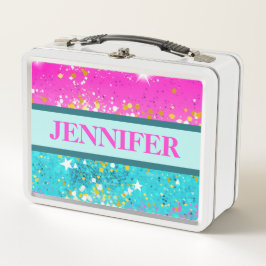 Lunchbox Metalizado de colores vivos