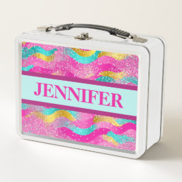 Lunchbox Metalizado de colores vivos