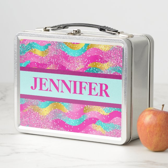 Lunchbox Metalizado de colores vivos (In situ)