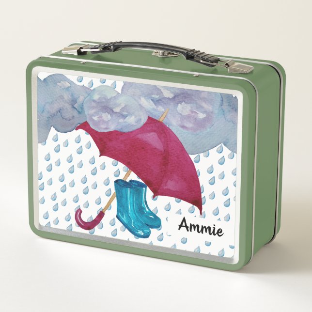 Lunchbox Metalizado de Rainy Day (Reverso)