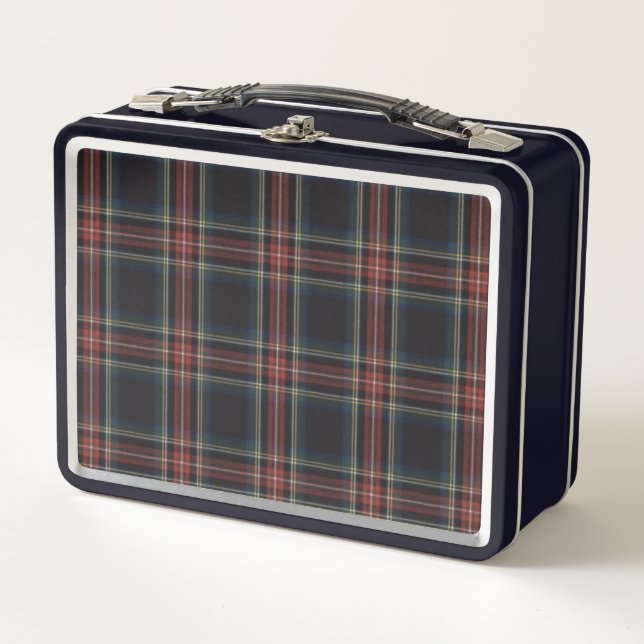 Lunchbox Metalizado de Tartán (Anverso)