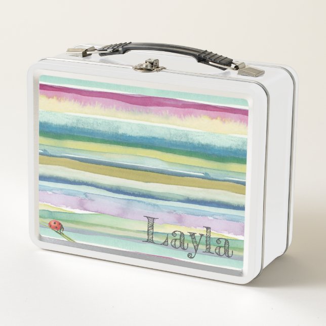 Lunchbox metalizado - Ladybird de hora de almuerzo (Anverso)