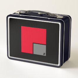 Lunchbox Metalizado NEGRO bY #MMETROPOLIM
