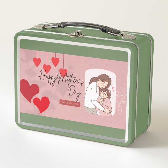 Lunchbox metalizado para el día de la madre (Anverso)