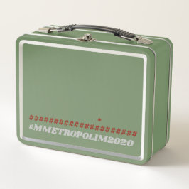 Lunchbox Metalizado VERDE bY #MMETROPOLIM