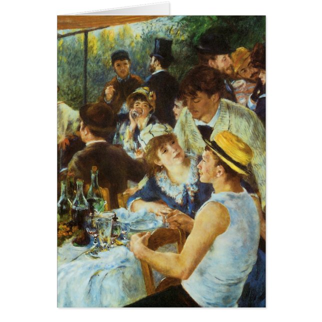 Luncheon del Fiesta de Boating por Pierre Renoir (Frente)