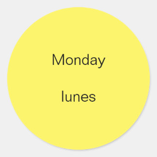 Lunes Lunes de Lunes a Pegatinas Españoles