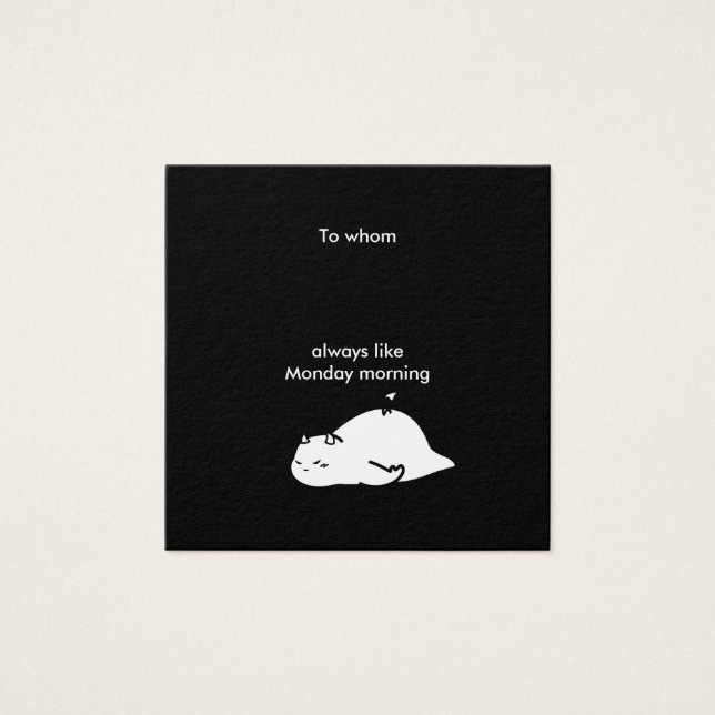 Lunes Mensaje del diablo (Anverso)