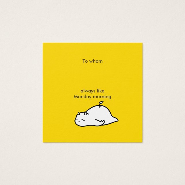 Lunes Mensaje del diablo (Anverso)