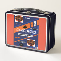 Lunes Metalizado de Diseño de Equipo de Chicago