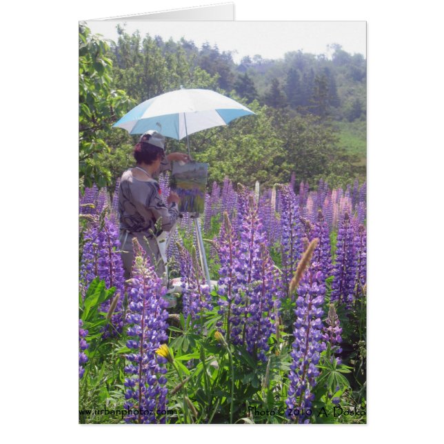Lupine Painter 5x7 (Frente)