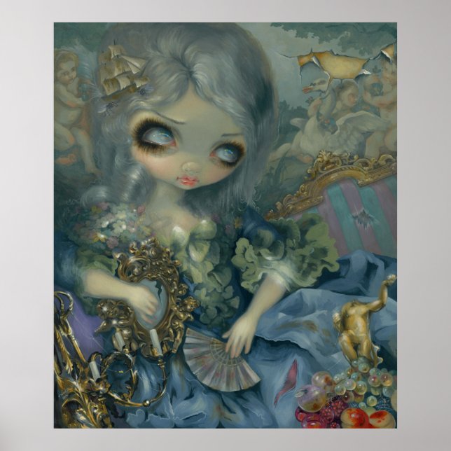 Lusiones de grandeza ART PRINT Rococo Arte gótico (Frente)