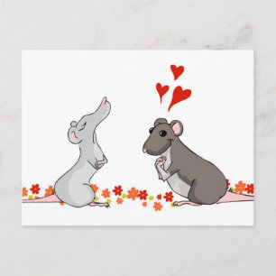 Lutero enamorado - postal