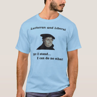 Lutheran y camiseta liberal
