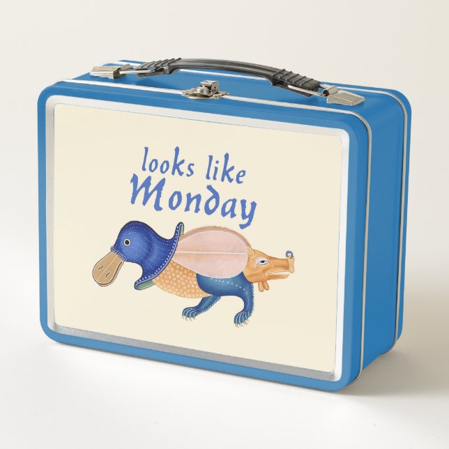 Luttrell Psalter Critter Metal Lunchbox (Anverso)