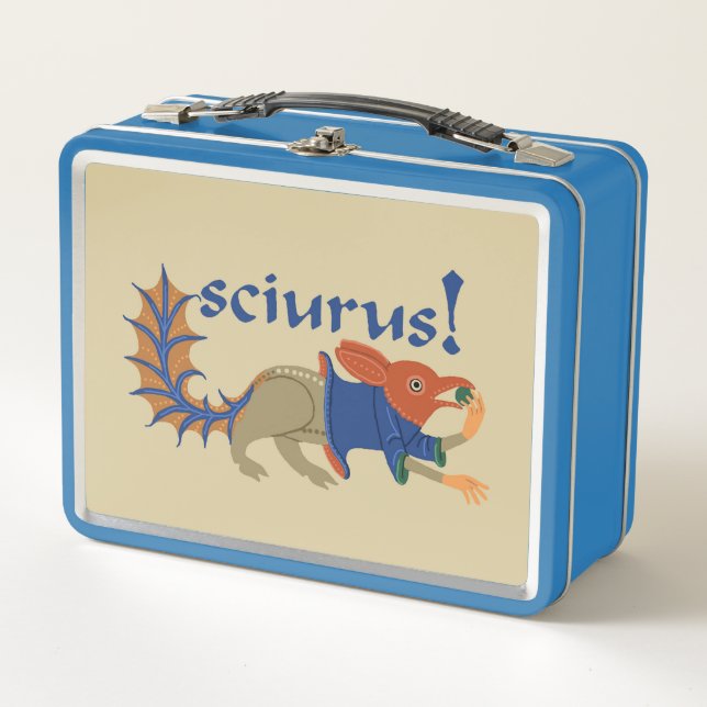 Luttrell Psalter "Squirrel" Metal Lunchbox (Anverso)