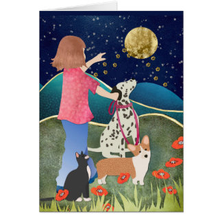 LUV U HACIA LA LUNA Y LA ESPALA mascota simpatía