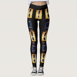 Luv U ❤️ Luv Me leggings por dalDesignNZ