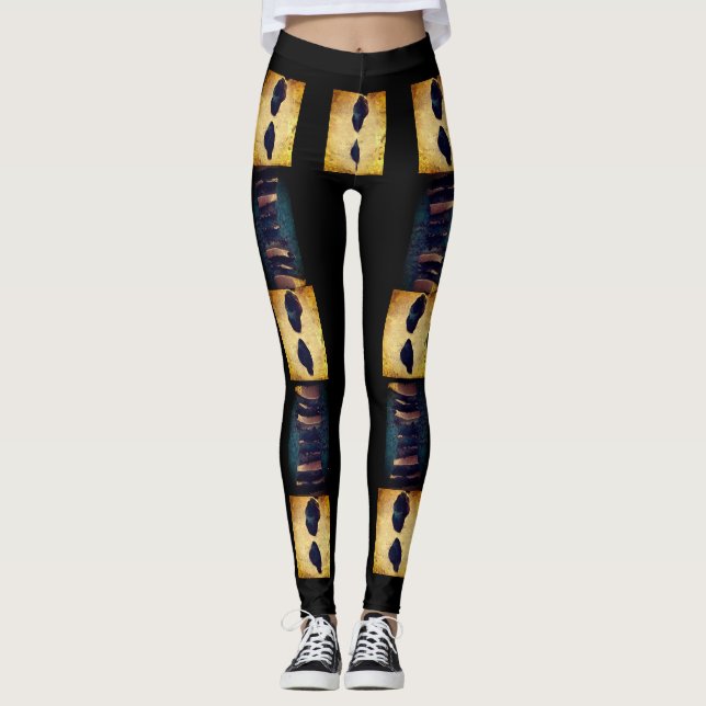 Luv U ❤️ Luv Me leggings por dalDesignNZ (Anverso)