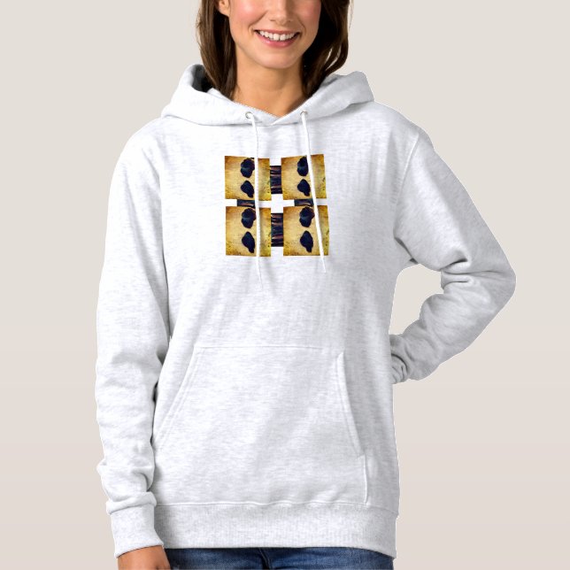 Luv U ❤️ Luv Me sudadera encapuchada por dalDesign (Anverso)