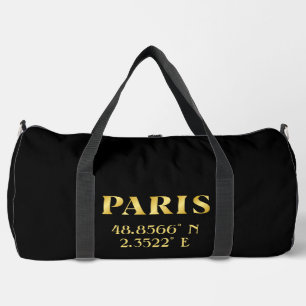 Lux Gold Paris Latitude y Bolsa Duffel de longitud