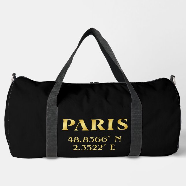 Lux Gold Paris Latitude y Bolsa Duffel de longitud (Anverso)