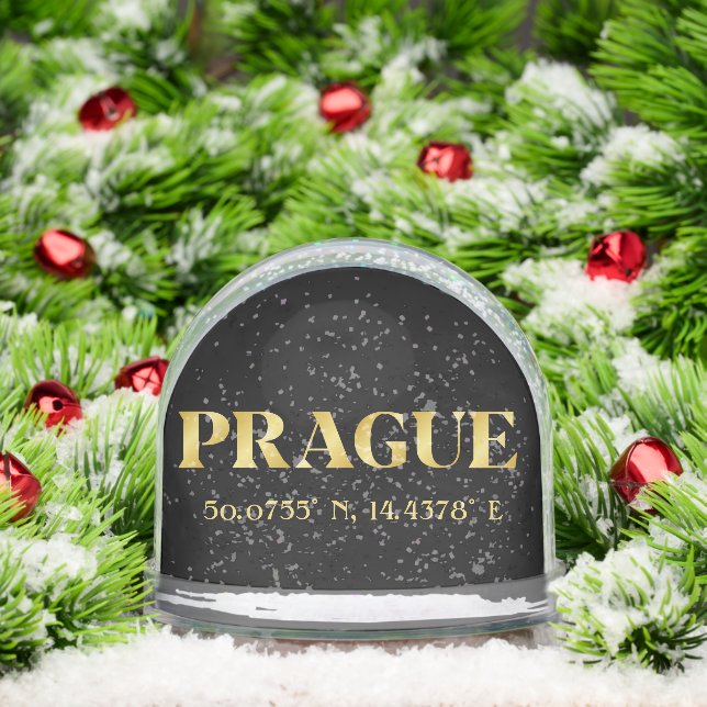 Lux Gold Prague Latitude & Longitude  (Navidad)