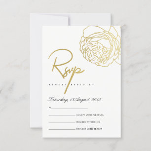 LUXE GOLD NAVY BLANCO ELEGANTE ROSA FLORAL RSVP