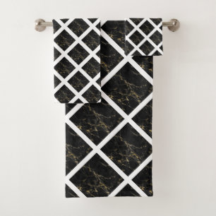 LUXE HAMPTON MÁRMOL DE ORO NEGRO GRID JARDÍN TOWSE