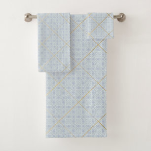LUXE PERSONALIZADO PASTEL BLUE HAMPTON BAÑO TOWSE