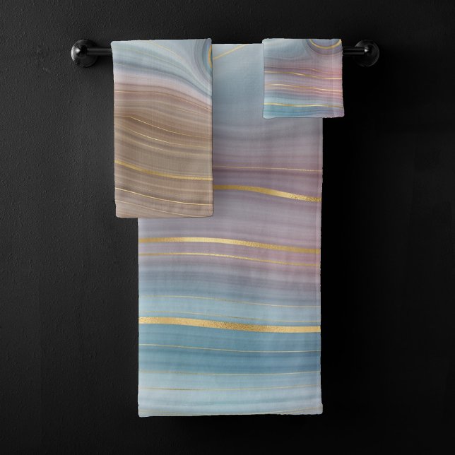 Luxe Strata | Agitación rosa de pizarra azul turbi (Subido por el creador)