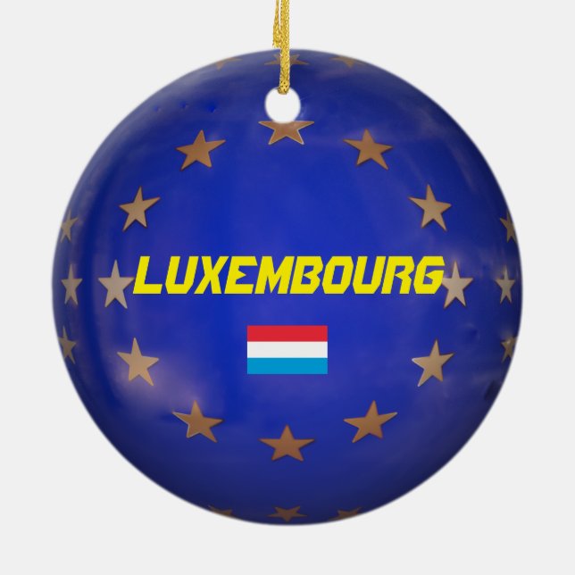 Luxemburgo E.U. Ornamento de Navidad (Atrás)