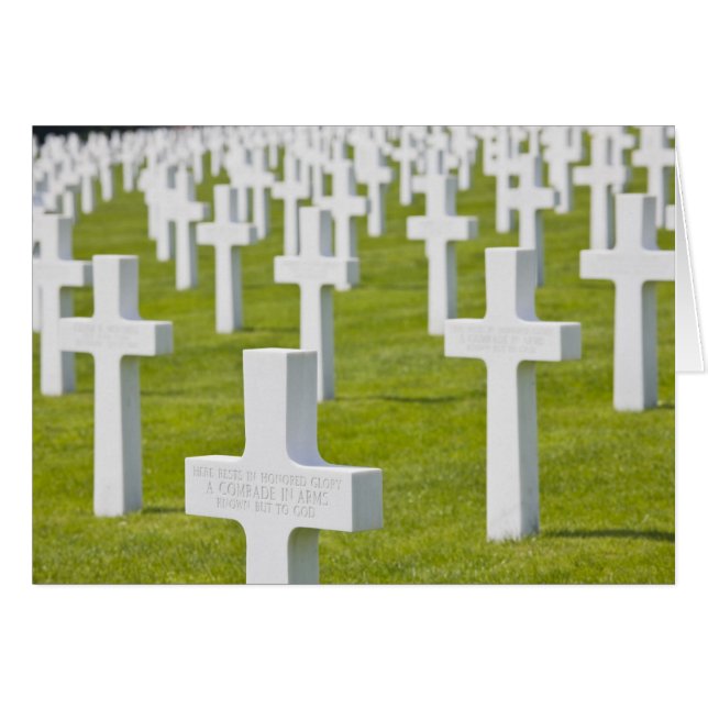 Luxemburgo, Hamm. Cementerio Militar de EE. UU. (Anverso (Horizontal))