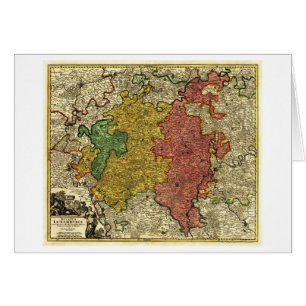 Luxemburgo- Mapa panorámico de Luxemburgo