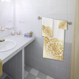 LUXURIOUS GOLD Lace Sheen design