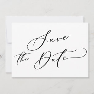 Luxury Font Elegant Simple Guardar la tarjeta de f