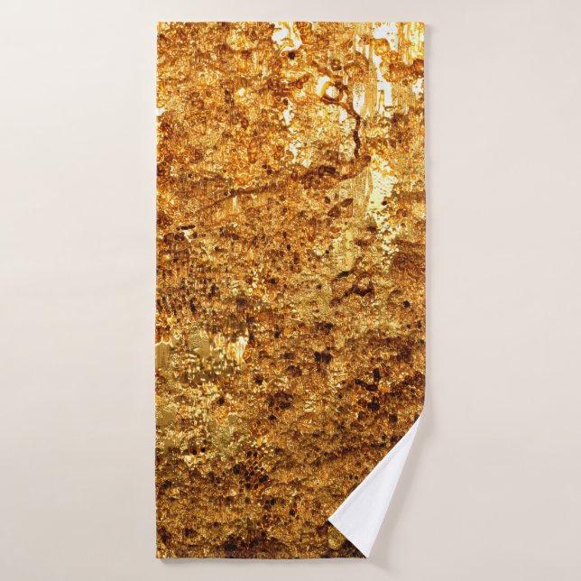 Luxury gold texture. (Toalla de baño)