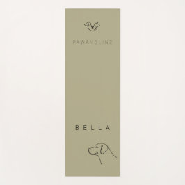 Luxury Labrador Yoga Mat | Personalized Name