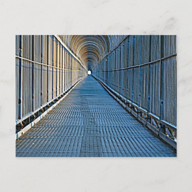 LUZ AL FINAL DE UNA TARJETA POSTAL ROURKE BRIDGE (Anverso)