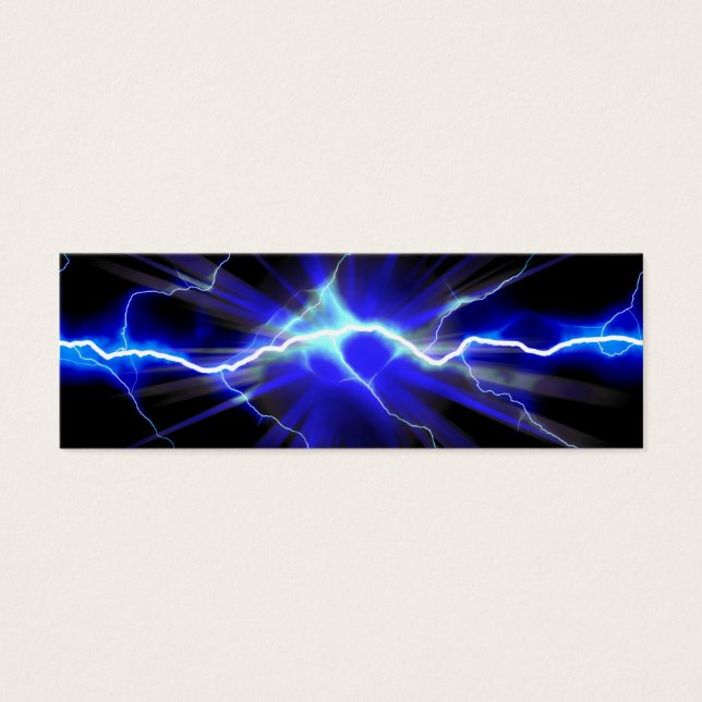Luz azul brillante o electricidad (Frente)