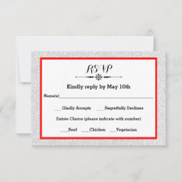 Luz blanca y marco rojo - Tarjeta de respuesta RSV