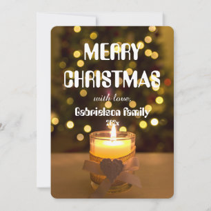 luz borrosa familia elegante navidad personalizar