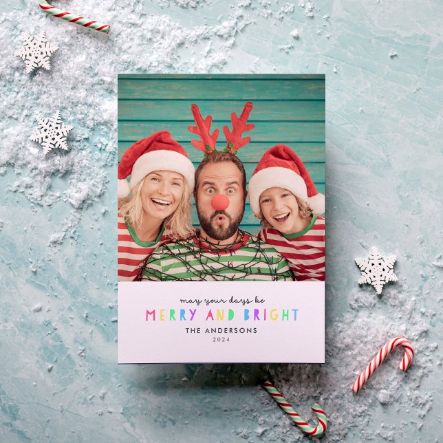 Luz brillante Tarjeta de vacaciones de foto única (Subido por el creador)