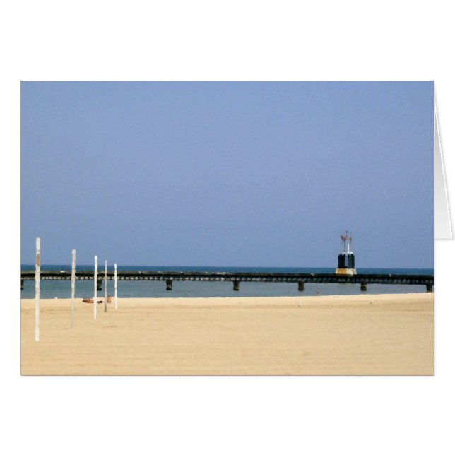 Luz de baliza de las orillas del lago Michigan (Anverso (Horizontal))