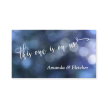 Luz de Bokeh azul y tipografía 32 entradas para be