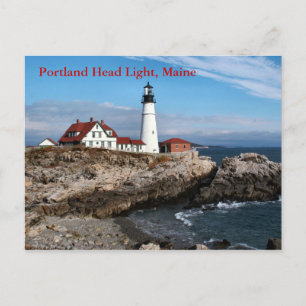 Luz de cabeza de Portland, tarjeta postal principa