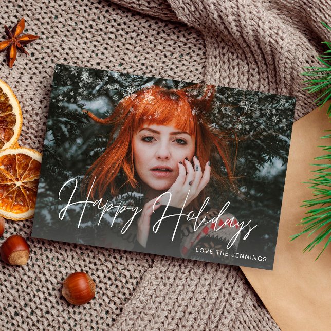 Luz de copos de nieve y festividad de fotos (Subido por el creador)