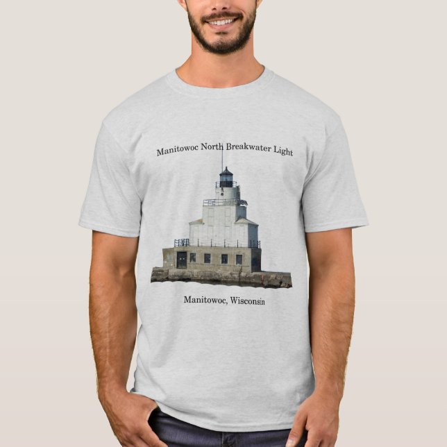 Luz de la camisa de luz Manitowoc North Breakwater (Anverso)